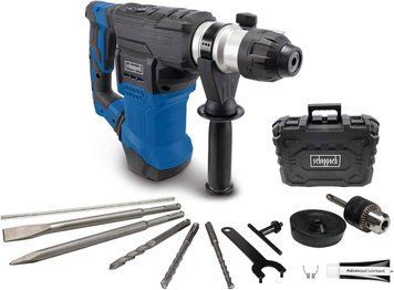 Перфоратор DH1500 Plus Scheppach - 7Joule | 230В 1500Вт | SDS Plus | Включає футляр, дриль і аксесуари DH1500 фото