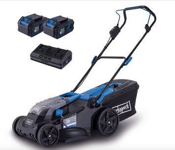 Акумуляторна газонокосарка BC-MP430-X - SET XL2 scheppach BC-MP430-X фото