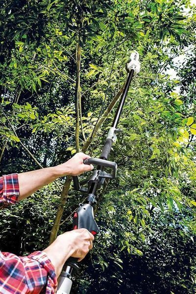 Бензиновий багатофункціональний пристрій Scheppach MT33P, 4 в 1, бензопила, ножиці для живої огорожі, 1,22 к. MT33P фото